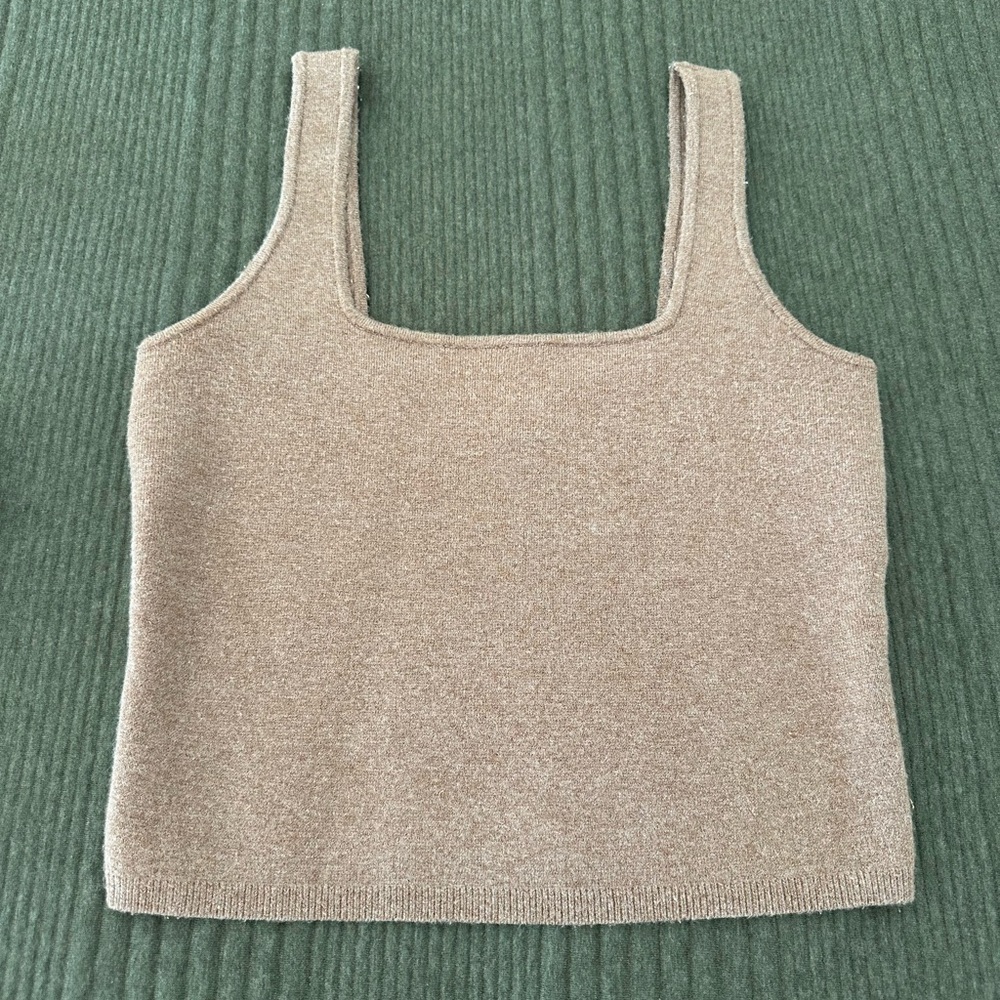 Abercrombie & Fitch Knitted Cropped Tank